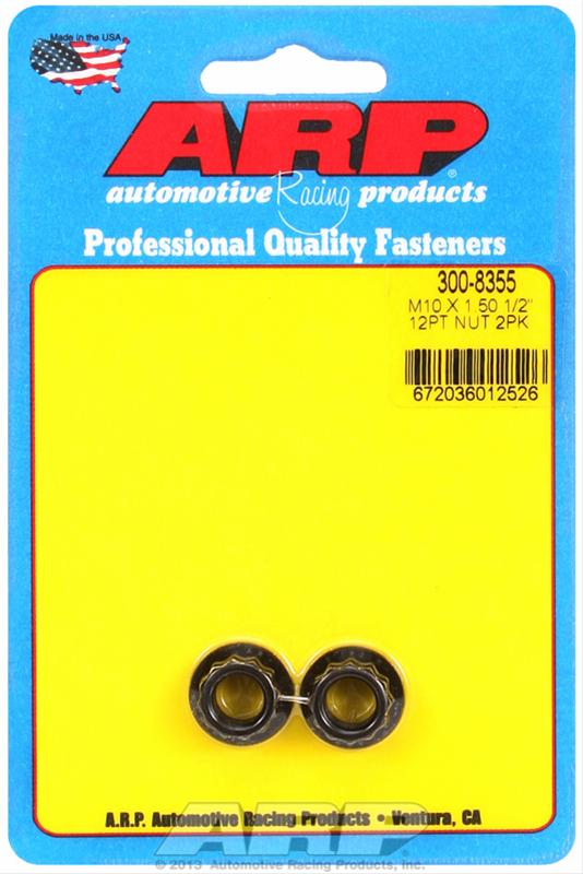 ARP Nut- 12pt 10mm X 1.50 2pk ARP Nut- 12pt 10mm X 1.50 2pk