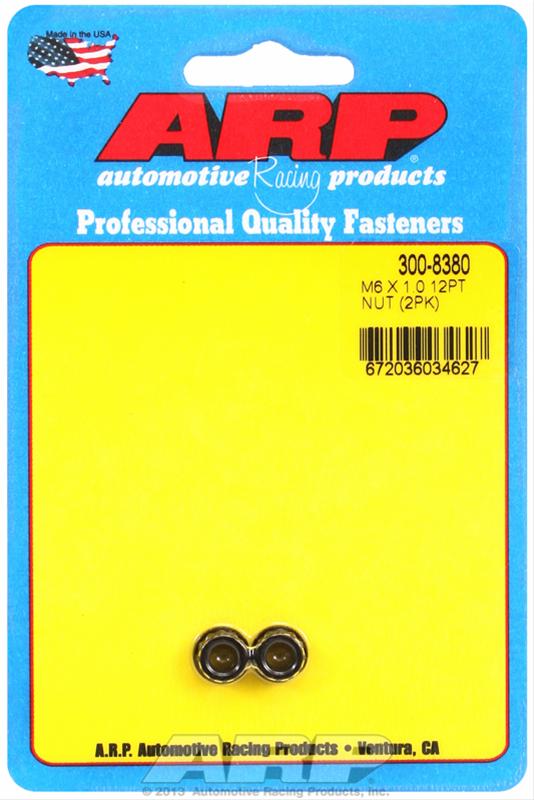 ARP M6 X 1.00 12pt nut kit