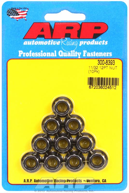 ARP 11/32-24 12pt nut kit