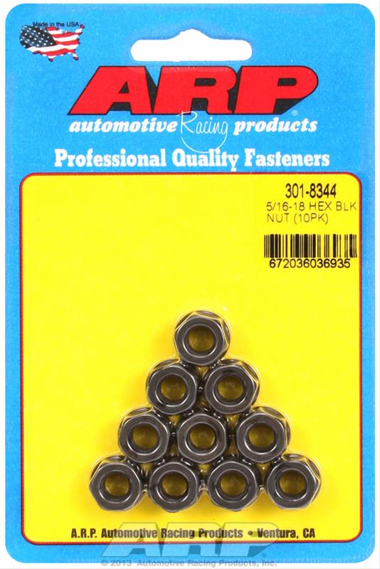 ARP 5/16-18 Hex Nut Kit 8740 Chrome Moly - 10 PK