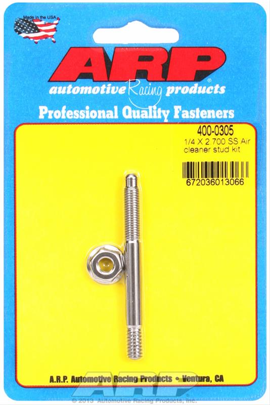 ARP Air Cleaner Stud Kit 1/4 x 2.700