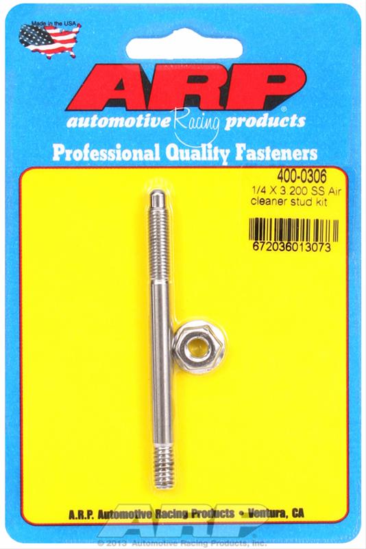 ARP Air Cleaner Stud Kit - 1/4 x 3.200 S/S ARP Air Cleaner Stud Kit - 1/4 x 3.200 S/S