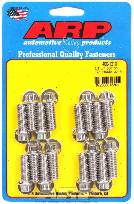 ARP 434-1202 Stainless Steel Header Bolt Kit