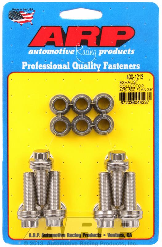 ARP Exhaust Collector .475-.600 Flange Bolt Kit thumbnail 2