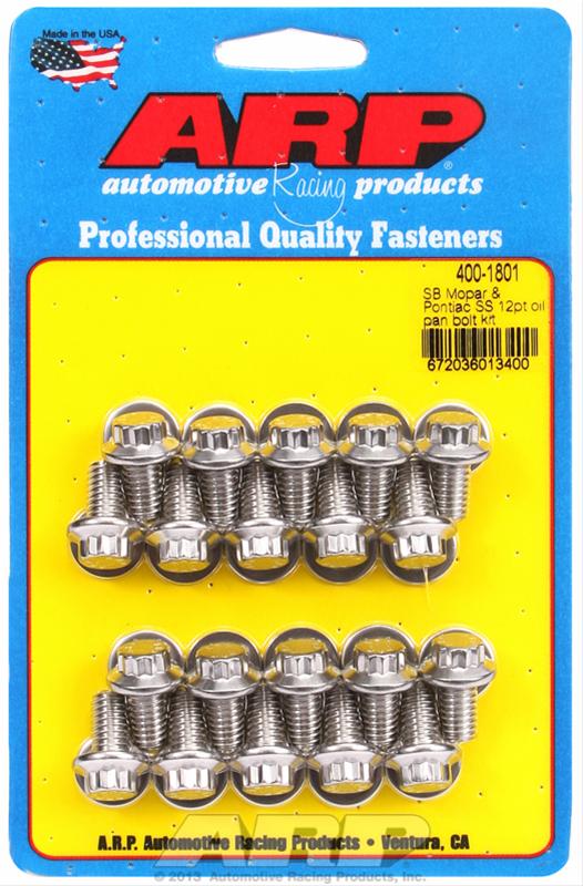 ARP SB Mopar and Pontiac SS 12pt Oil Pan Bolt Kit thumbnail 2