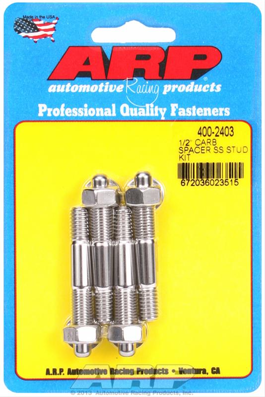 ARP 1/2in Spacer SS Carburetor Stud Kit thumbnail 2