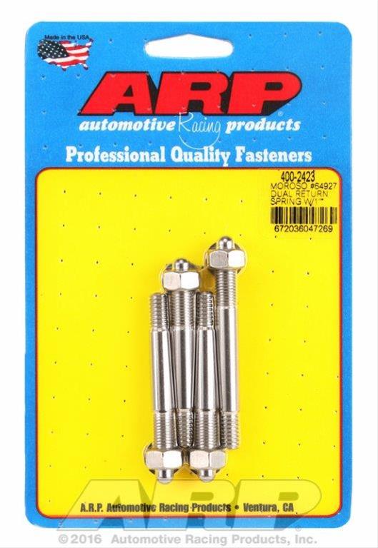 ARP Moroso 64927 Dual Return Spring w/ 1in Spacer Plate SS Carb Stud Kit thumbnail 2