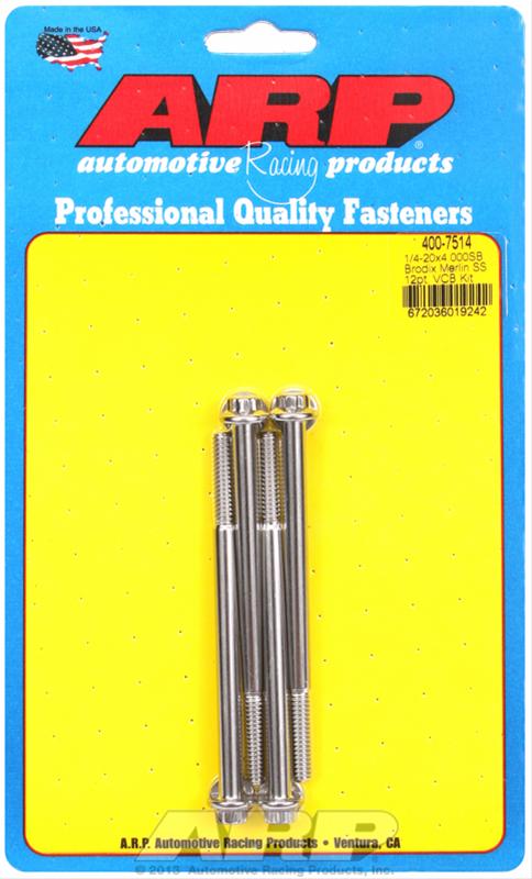 ARP Merlin block, Brodix head SB 12pt valve cover bolt kit thumbnail 2
