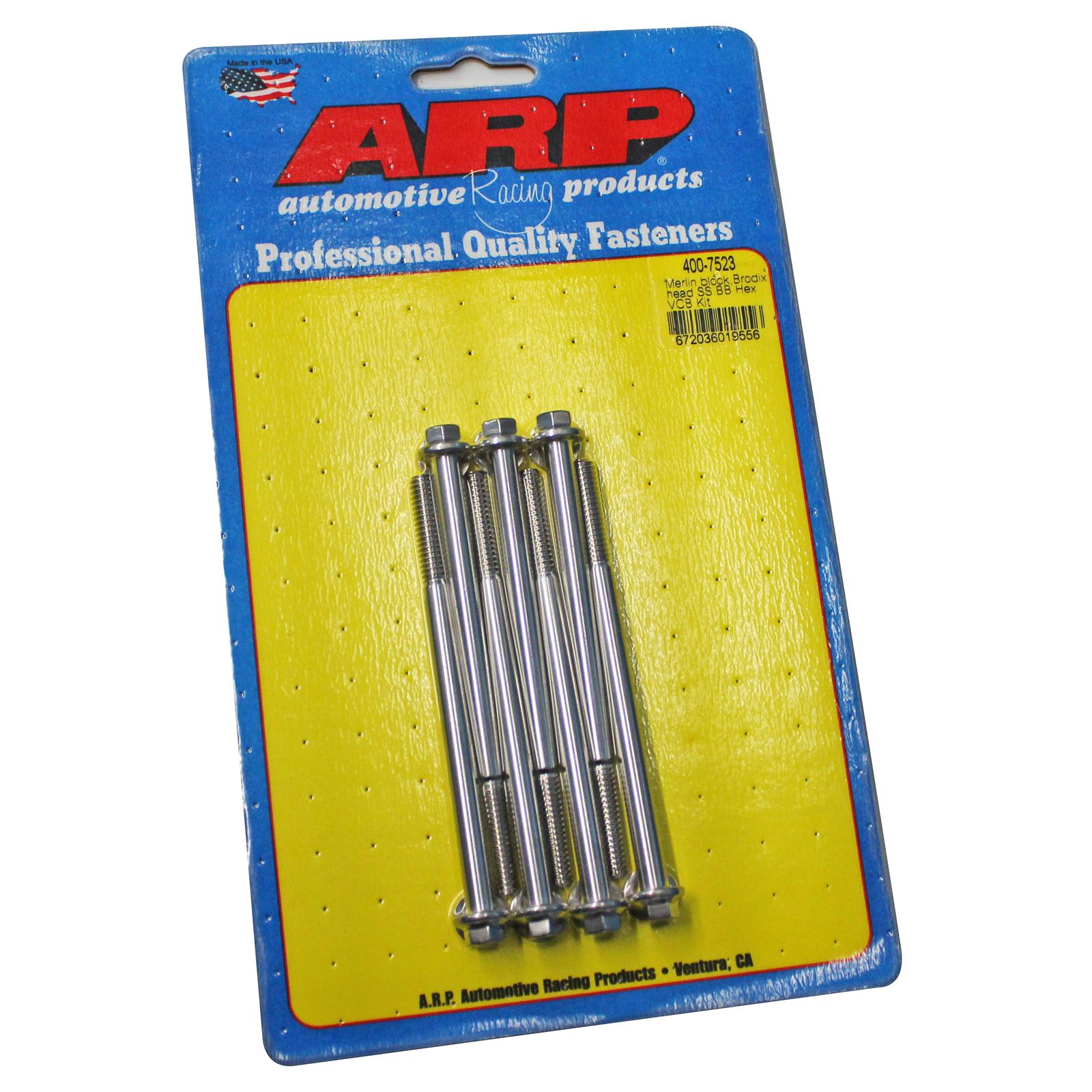 ARP Merlin block, Brodix head BB hex valve cover bolt kit