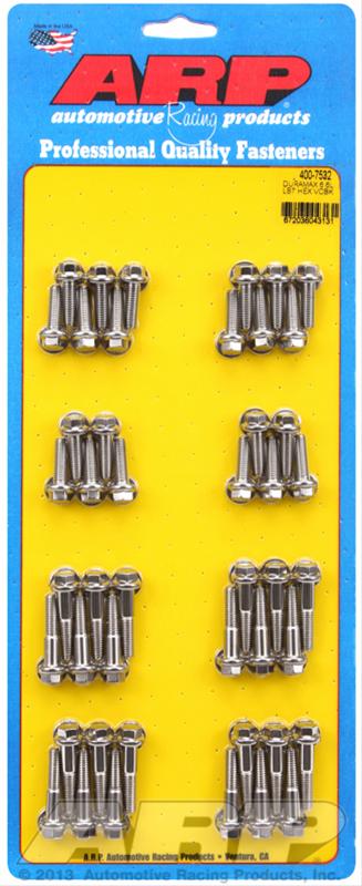 ARP Duramax 6.6L Lb7 Hex Valve Cover Bolt Kit - Polished Stainless Steel thumbnail 2
