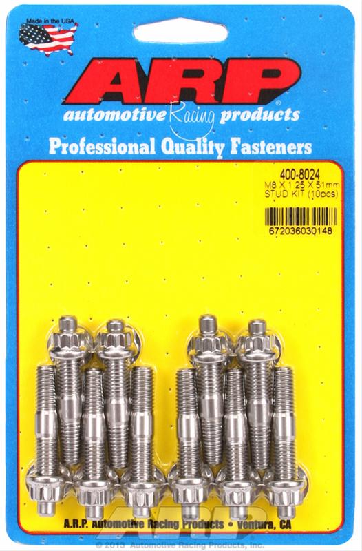 ARP 4008024 ARP Stainless Steel Accessory Studs Summit Racing