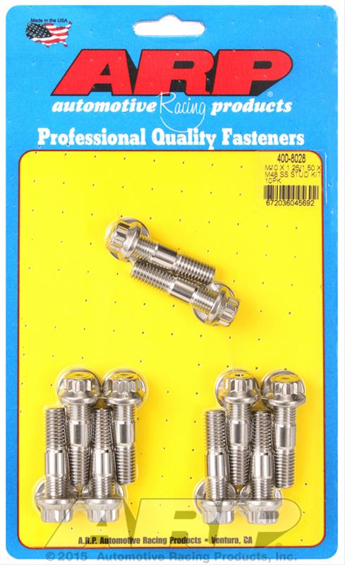 ARP 8-piece 12pt Accessory Stud Kit (400-8017)