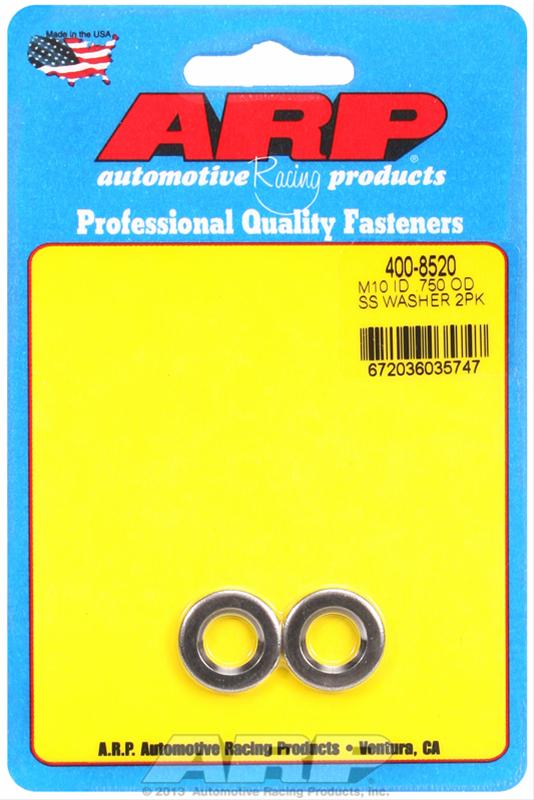 ARP M10ID .750OD SS chamfer washers