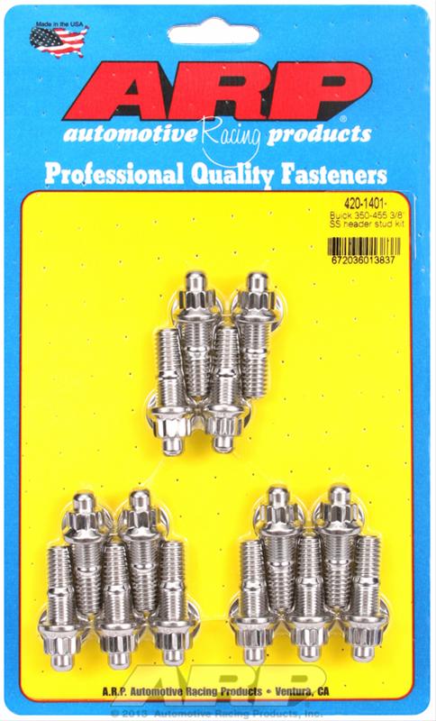 ARP Buick 350-455 3/8in SS header stud kit thumbnail 2