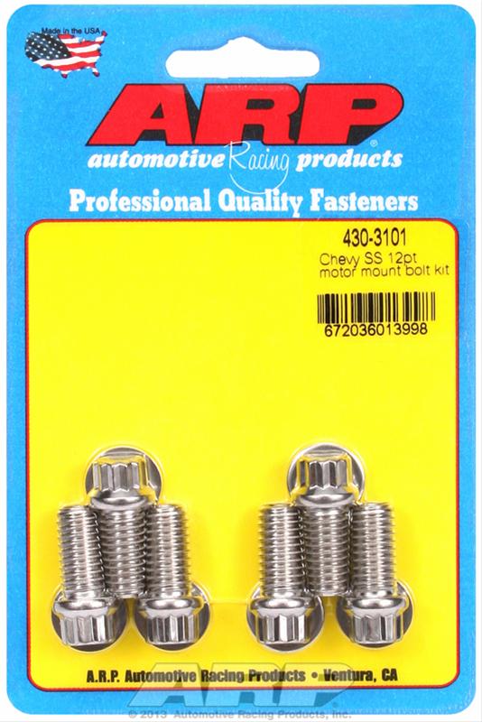 ARP Chevy S/S Motor Mount Bolt Kit - 12pt ARP Chevy S/S Motor Mount Bolt Kit - 12pt