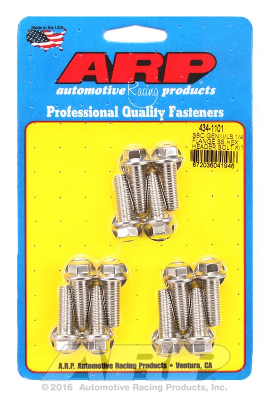 キナル別注 ARP 434-1104 Header Bolt Kit 並行輸入品 - 自動車