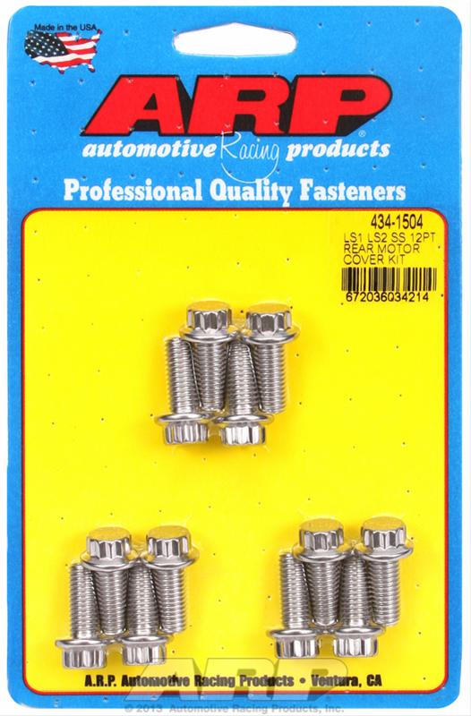 ARP Chevy LS1 / LS2 12pt Rear Motor Mount Cover Bolt Kit - Stainless Steel thumbnail 2