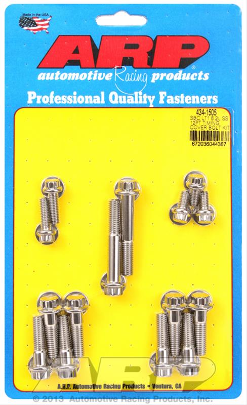 ARP Small Block Chevy LT1 6.2L 12pt Timing Cover Bolt Kit - Stainless Steel thumbnail 2