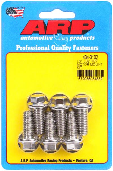 ARP LS1 LS2 SS Hex Motor Mount Bolt Kit thumbnail 2