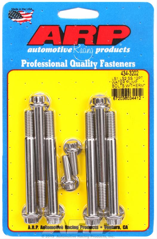 ARP 434-3202 ARP Water Pump Bolt Kits | Summit Racing
