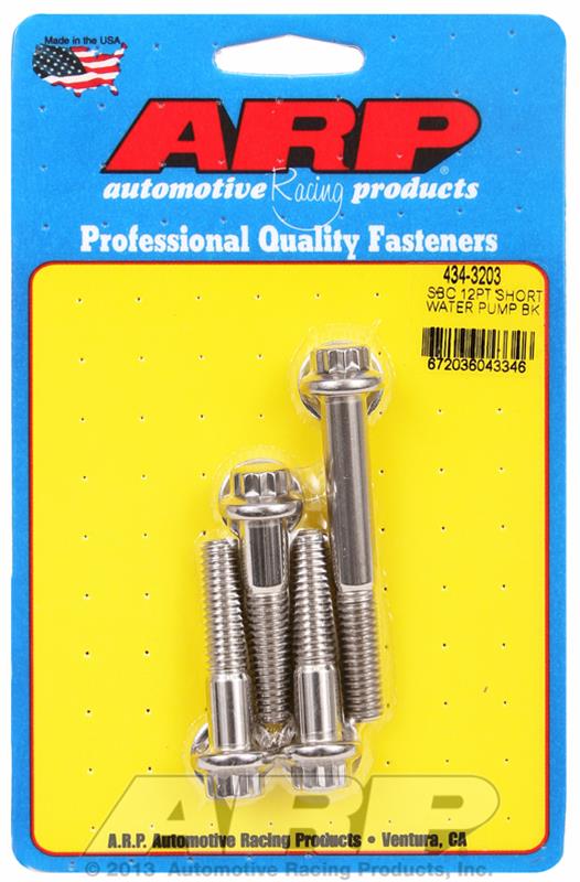ARP SB Chevy 12pt Short Water Pump Bolt Kit thumbnail 2