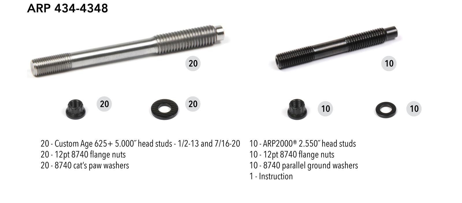 ARP 2004+ LS3/LS4 SBC Head Stud Thread Repair Kit