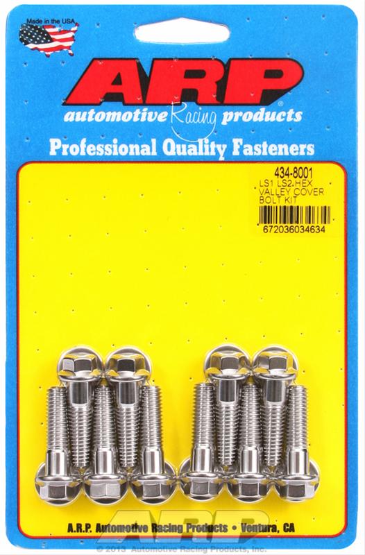 ARP Chevrolet LS1/LS2 SS Hex Valley Cover Bolt Kit thumbnail 2
