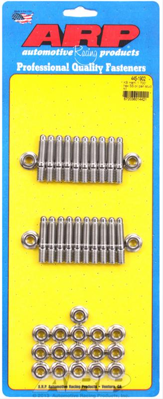 ARP KB Hemi 1.700in SS hex oil pan stud kit thumbnail 2