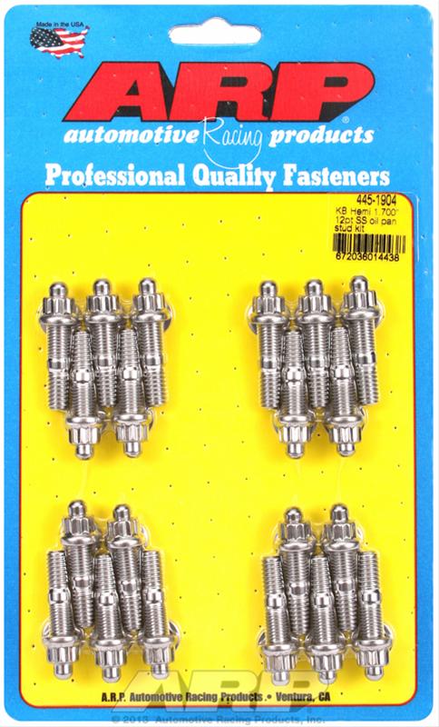 ARP KB Hemi 1.700in SS 12pt Oil Pan Stud Kit thumbnail 2