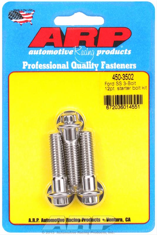 ARP Ford SS 2-Bolt 3 /8in Hex Starter Bolt Kit