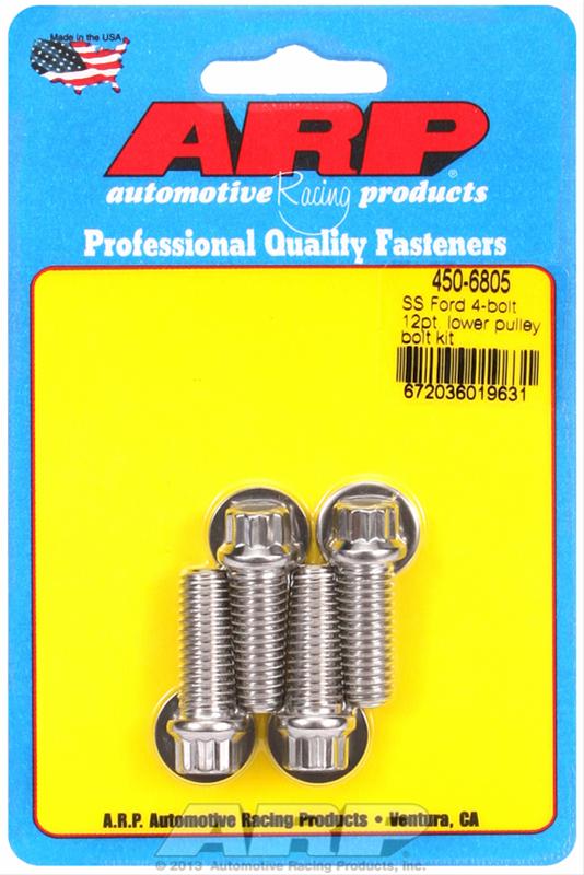 ARP Ford SS 4-Bolt 12pt Lower Pulley Bolt Kit thumbnail 2