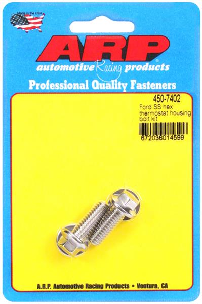 ARP Ford SS Hex Thermostat Housing Bolt Kit thumbnail 2
