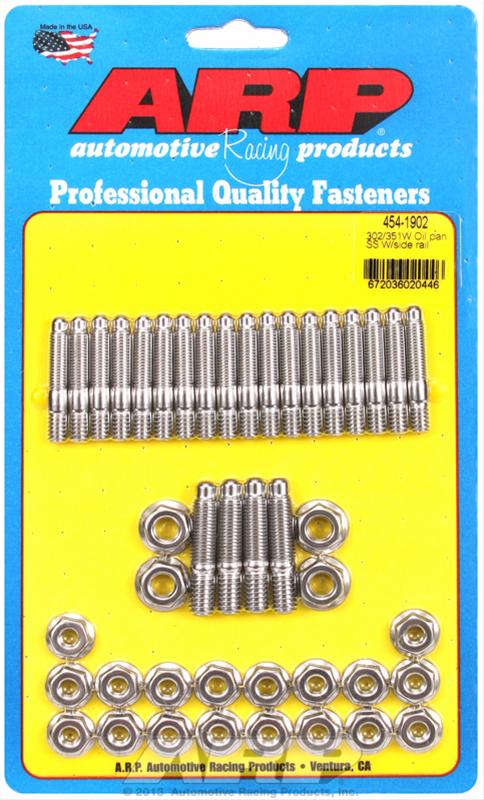 ARP Ford 302/351W Oil Pan Stud Kit w/ Side Rail thumbnail 2