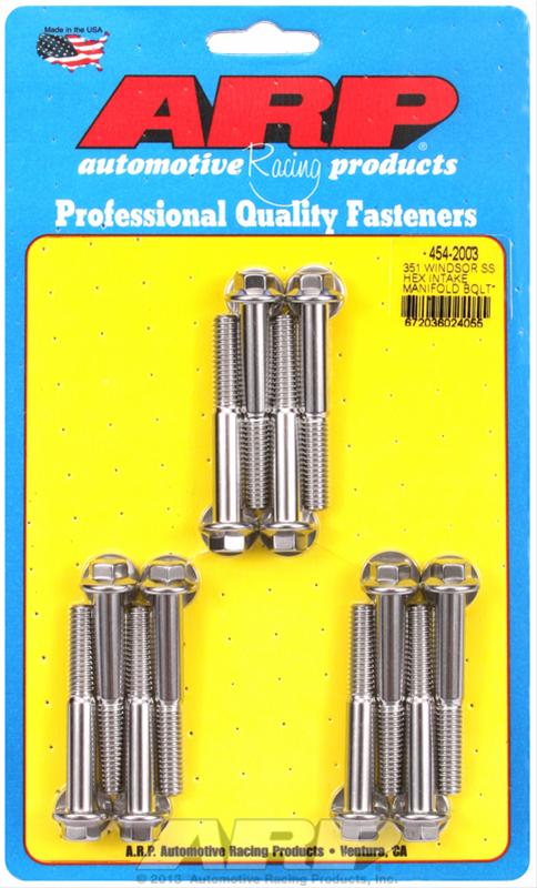 ARP SB Ford 351W SS Hex Intake Manifold Bolt Kit thumbnail 2