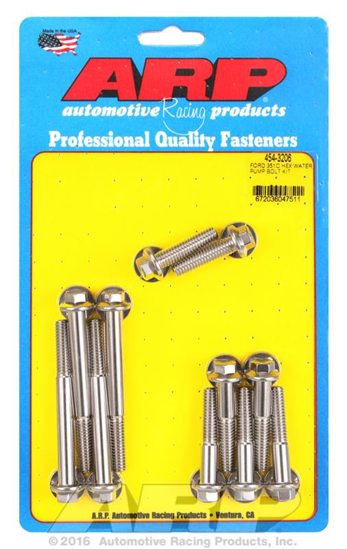 ARP Ford 351C SS hex water pump bolt kit thumbnail 2