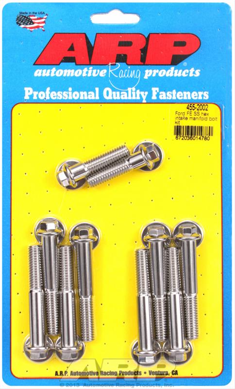 ARP Ford FE SS Hex Intake Manifold Bolt Kit thumbnail 2
