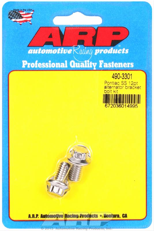 ARP Pontiac 12pt Alternator Bracket Bolt Kit ARP Pontiac 12pt Alternator Bracket Bolt Kit