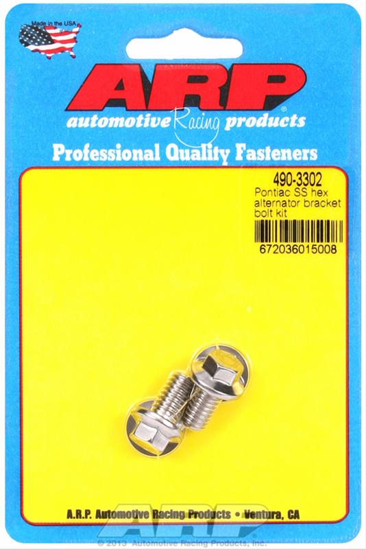 ARP Pontiac SS Hex Alternator Bracket Bolt Kit thumbnail 2