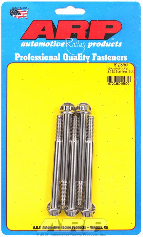 ARP 5/16-18 x 3.750 12pt SS bolts thumbnail 2