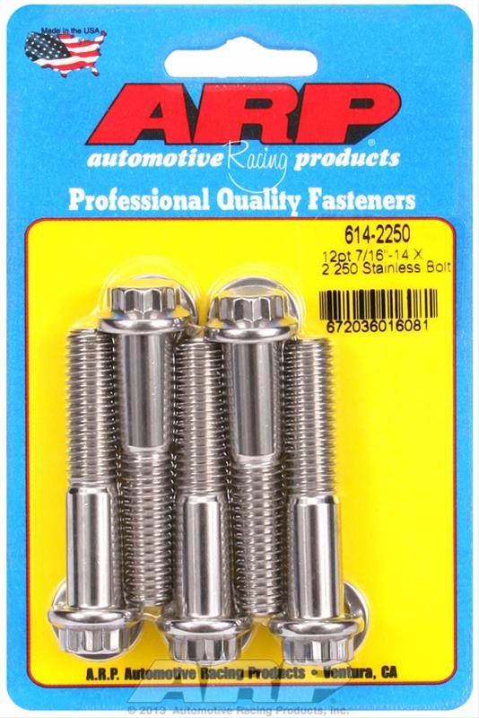 ARP 7/16 Inch -14x2.250 12pt Wrenching SS Bolts (5/pkg) thumbnail 2