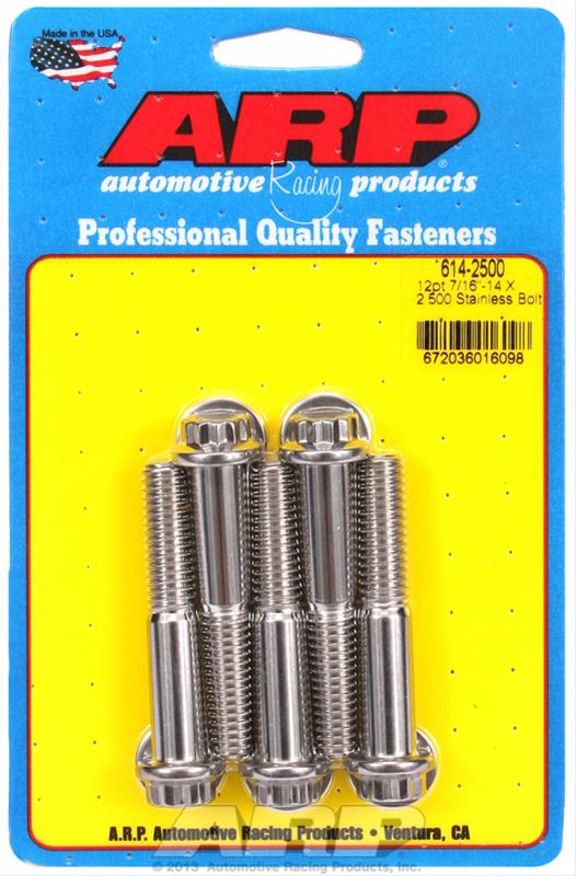 ARP 614-2500 ARP Stainless Steel Bolts | Summit Racing