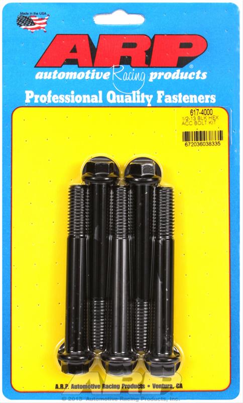 ARP 1/2-13 in. Thread, 4.00 in 8740 Chromoly Bolts - Set of 5 thumbnail 2