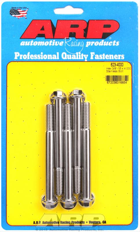 ARP 3/8-16 x 4.000 hex SS bolts thumbnail 2