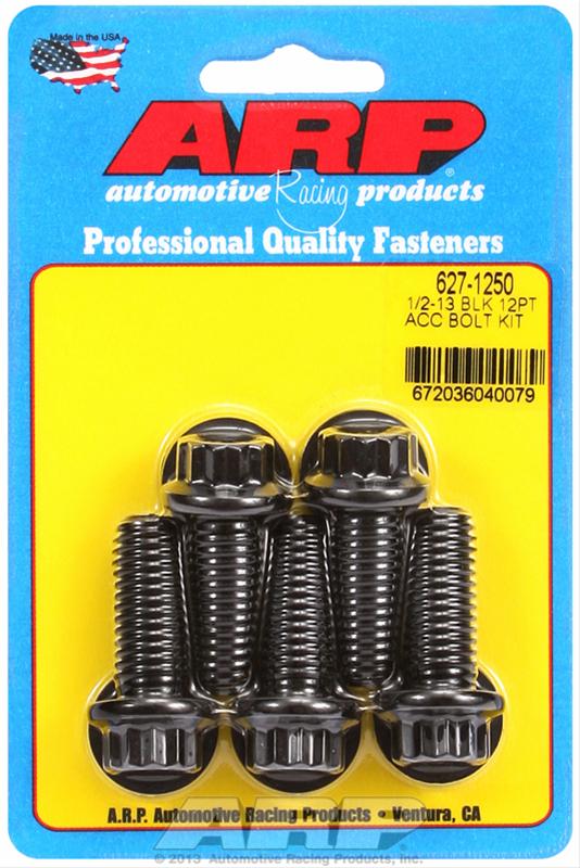 ARP 1/2-13 x 1.250 12pt black oxide bolts thumbnail 2