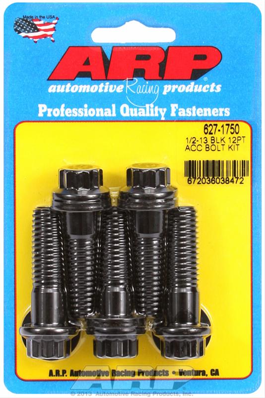 ARP 1/2-13 x 1.750 12pt black oxide bolts thumbnail 2