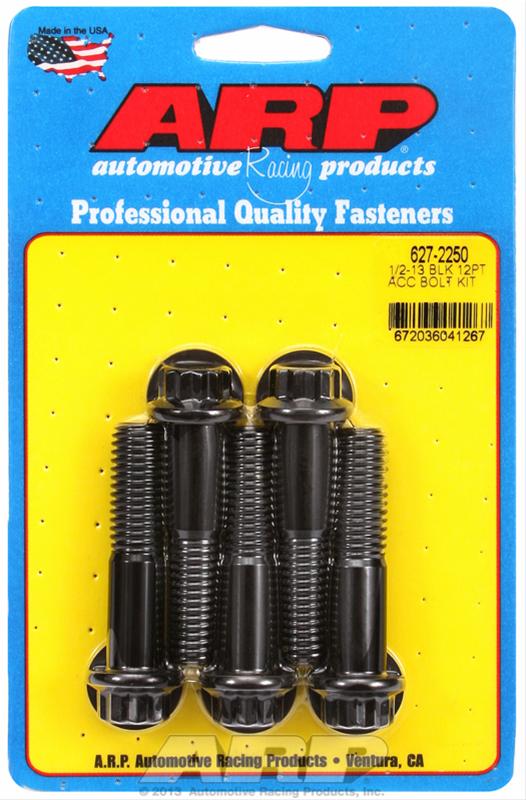 ARP 1/2-13 x 2.250 12pt black oxide bolts thumbnail 2