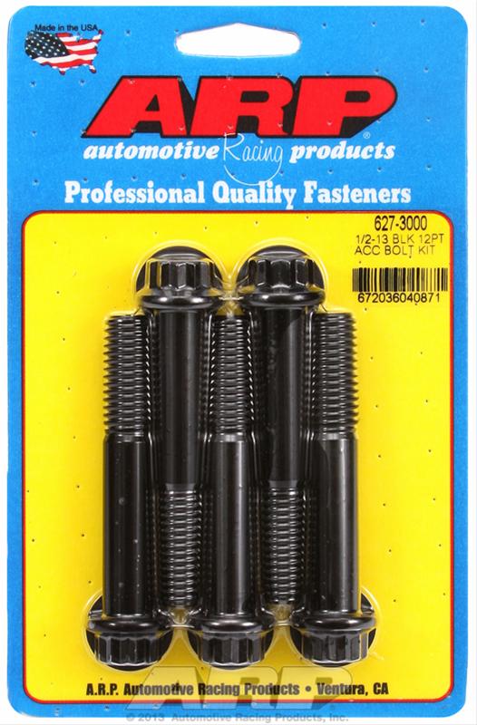ARP 1/2-13 x 3.000 12pt black oxide bolts thumbnail 2