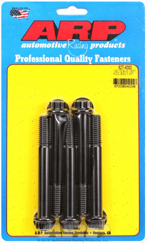 ARP 1/2in - 13 x 4.00in 12pt Black Oxide Bolts (5/pkg) thumbnail 2