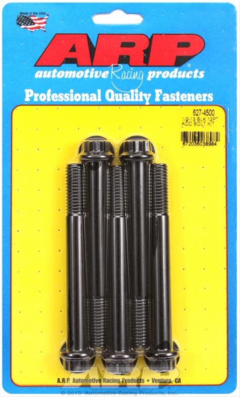 ARP 1/2-13 x 4.500 12pt black oxide bolts thumbnail 2