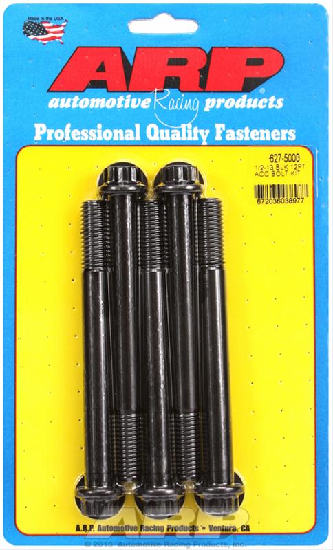 ARP 1/2-13 in. Thread, 5.00 in 8740 Chromoly Bolts - Set of 5 thumbnail 2